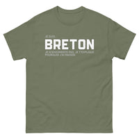 Thumbnail for T-shirt Bretagne vert militaire - Je suis Breton, j'explique