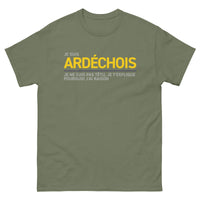Thumbnail for T-shirt Ardéchois bordeaux dos - je t'explique