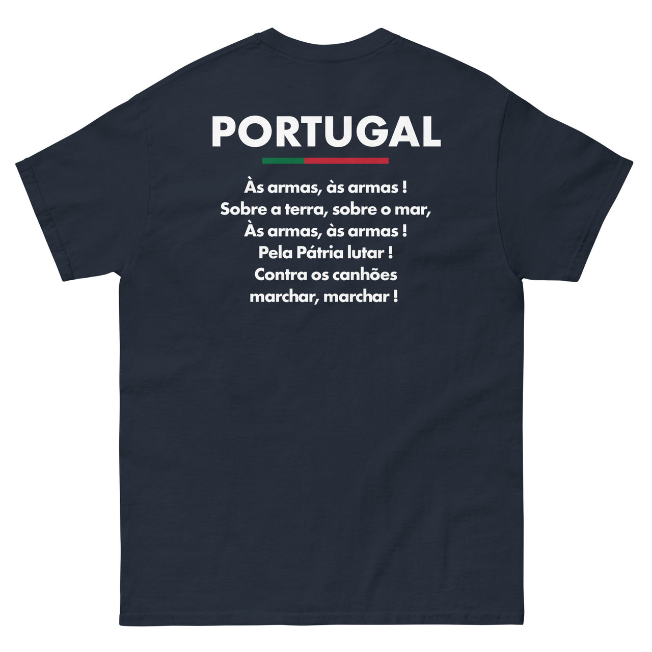 T-shirt Portugal vert militaire - Hymne A Portuguesa
