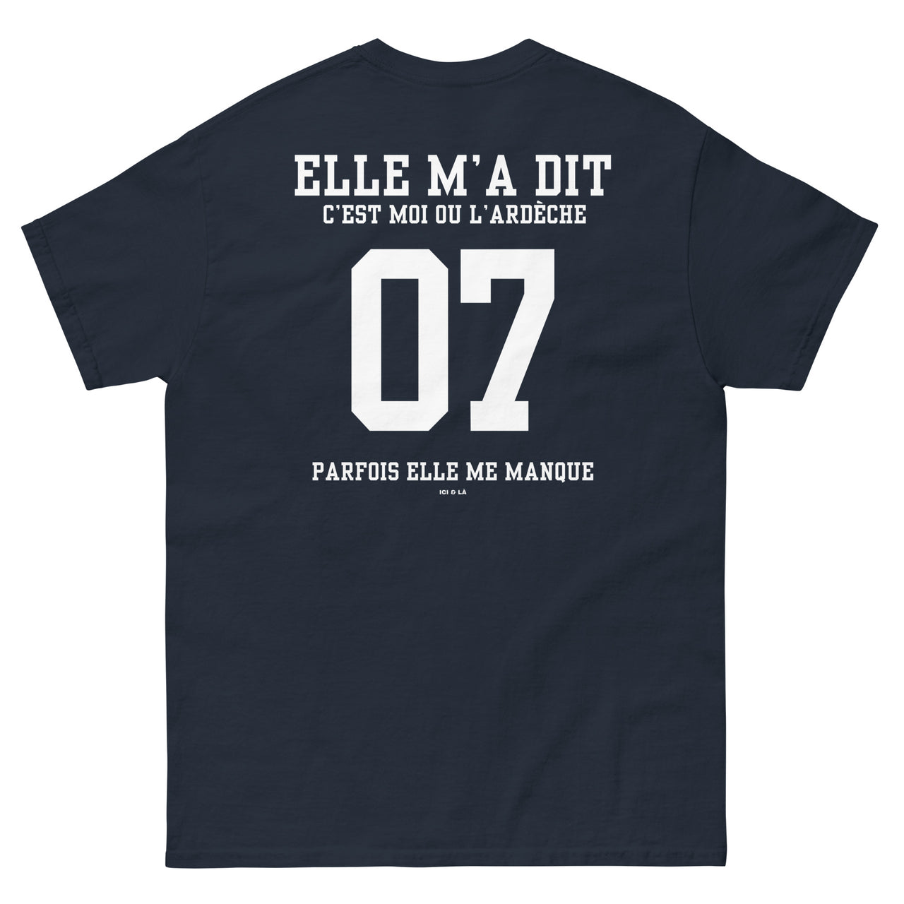 T-shirt Ardèche bleu marine - C'est moi ou l'Ardèche