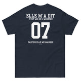 T-shirt classique homme C'est moi ou l'Ardèche imprimé dos