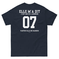 Thumbnail for T-shirt Ardèche bleu marine - C'est moi ou l'Ardèche