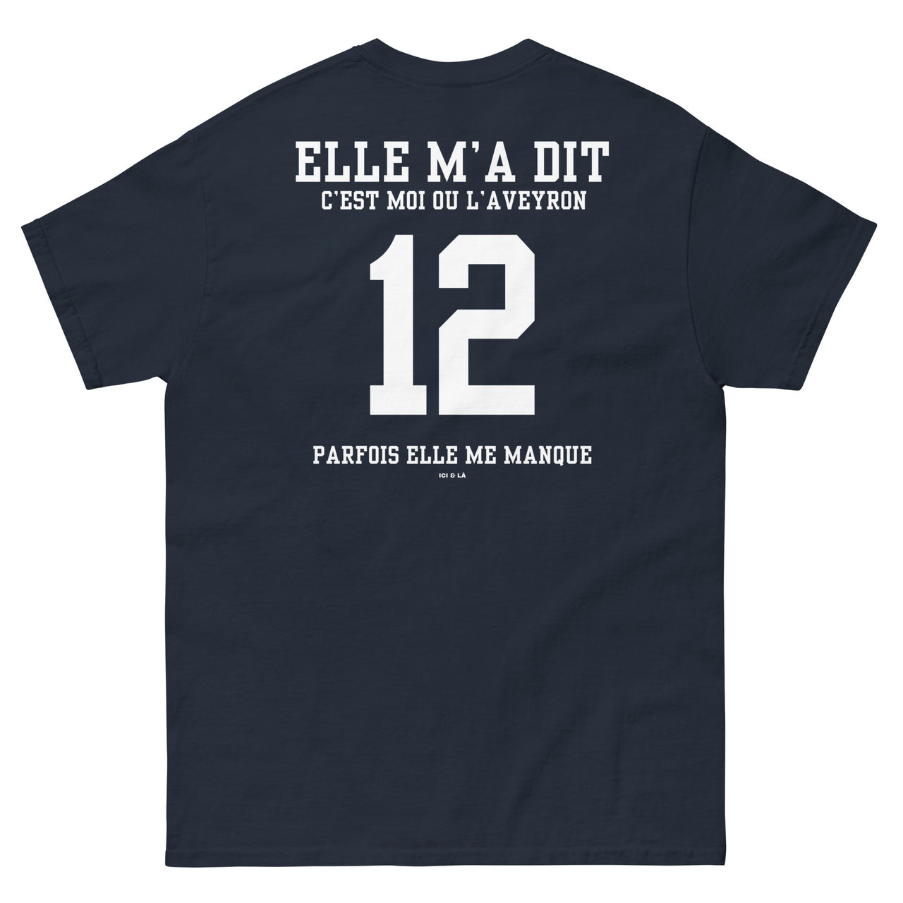 T-shirt Aveyron vert militaire - Elle m'a dit moi ou l'Aveyron