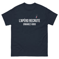 Thumbnail for T-shirt humour apéro bleu marine dos - Engagez-vous pour l'alcool