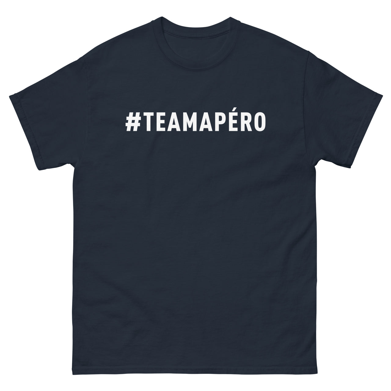 T-shirt Team Apéro noir dos - design humoristique convivial