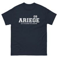 Thumbnail for T-shirt Ariège 09 bleu marine - les 31 ne savent pas conduire