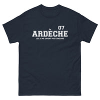 Thumbnail for T-shirt Ardèche bleu marine - Les 26 ne savent pas conduire