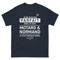 Thumbnail for T-shirt Normand noir dos - Je ne suis pas parfait mais presque