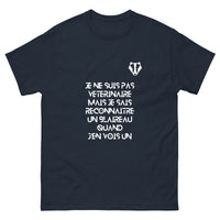 Thumbnail for T-shirt humour anthracite - Je ne suis pas vétérinaire