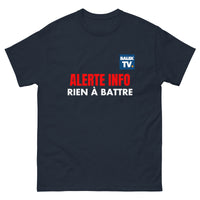 Thumbnail for T-shirt humour bleu marine dos - Balek Tv, rien à battre