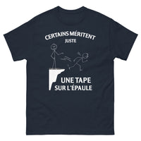 Thumbnail for T-shirt Béarn bordeaux dos - Certains méritent juste une tape sur l'épaule
