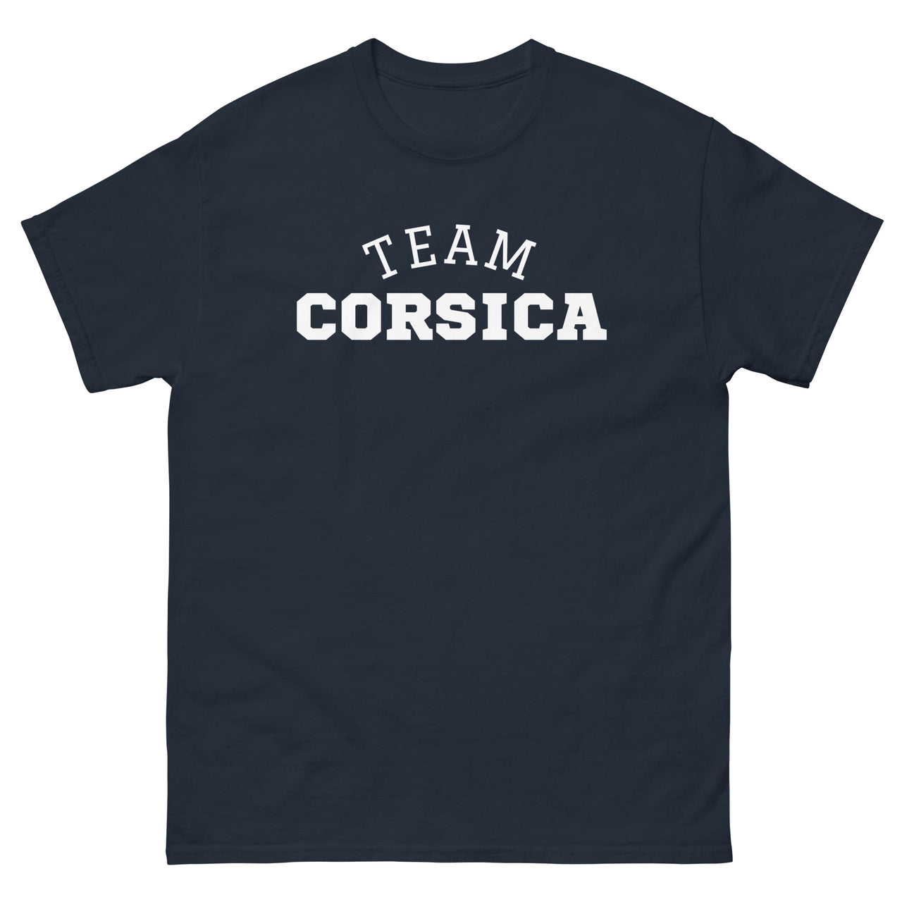 T-shirt Corse chocolat noir - Fierté et humour insulaire