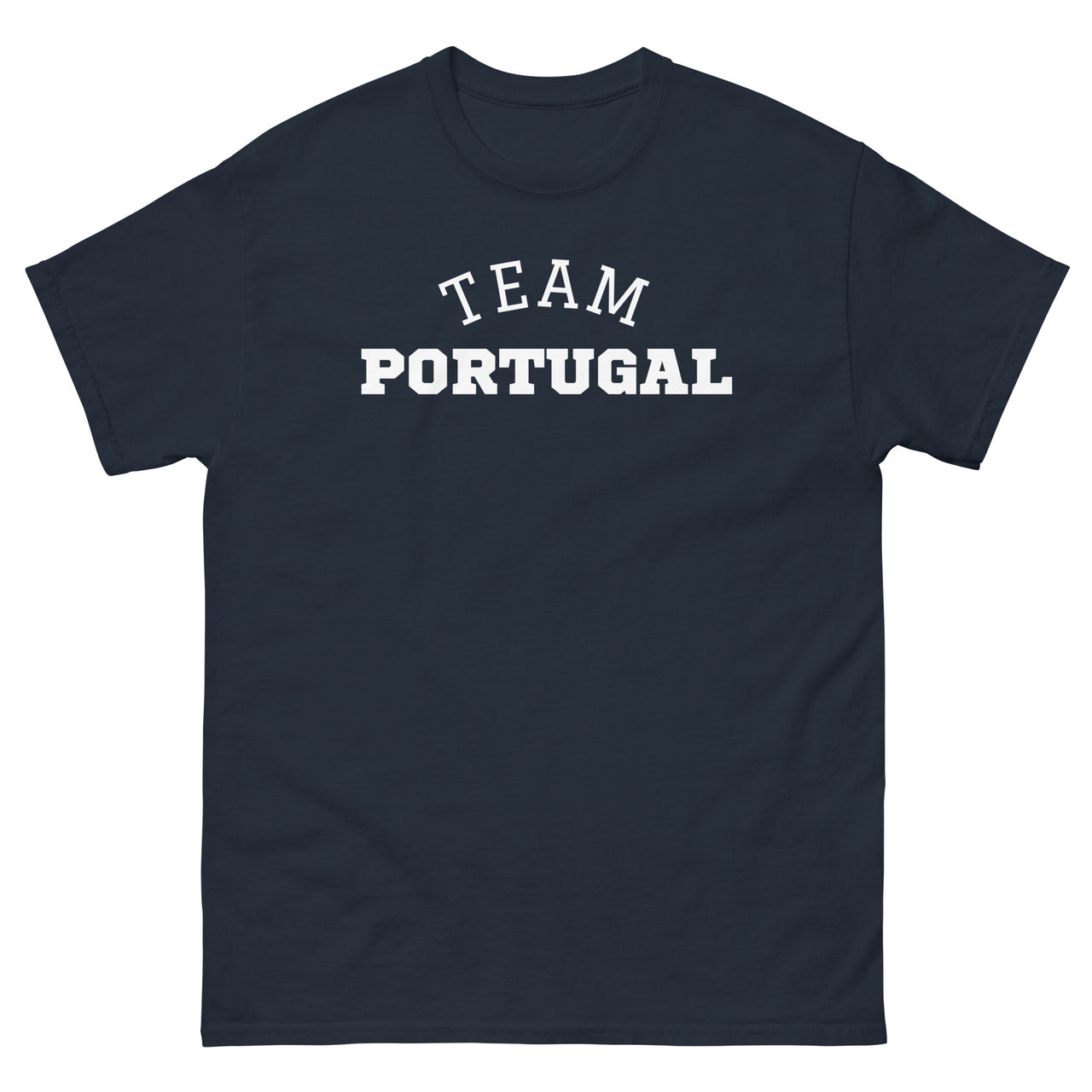T-shirt Portugal anthracite - Fierté et humour en coton