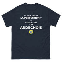 Thumbnail for T-shirt Ardéchois gris foncé chiné - Frôler la perfection