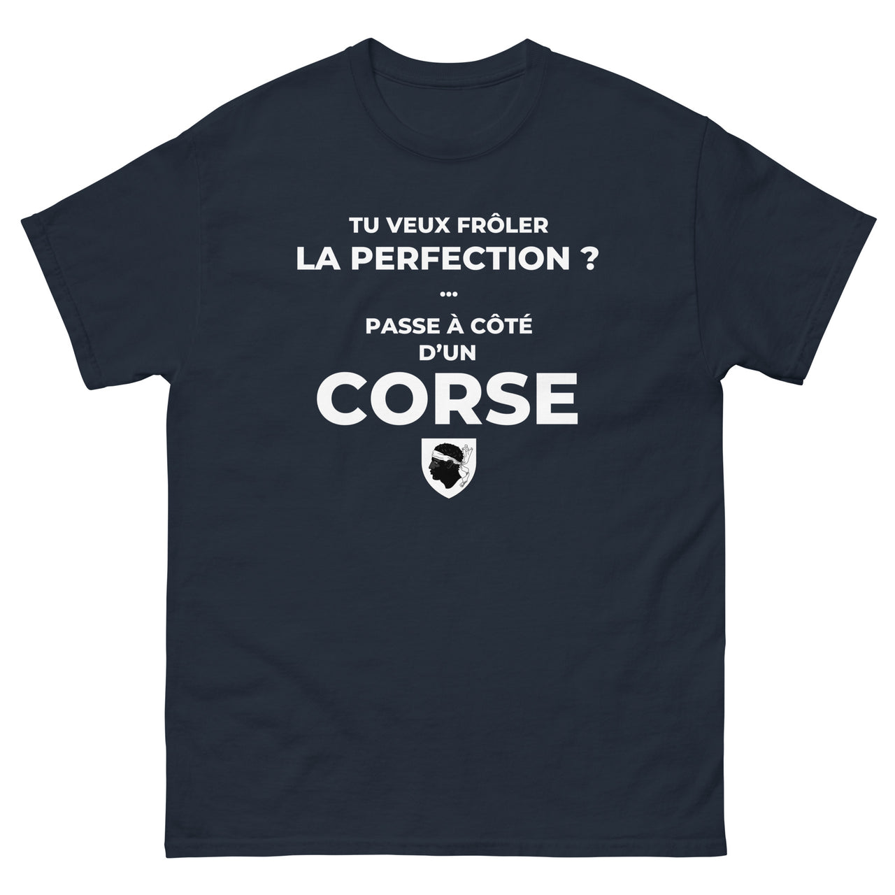 T-shirt Corse bordeaux dos - Frôler la perfection
