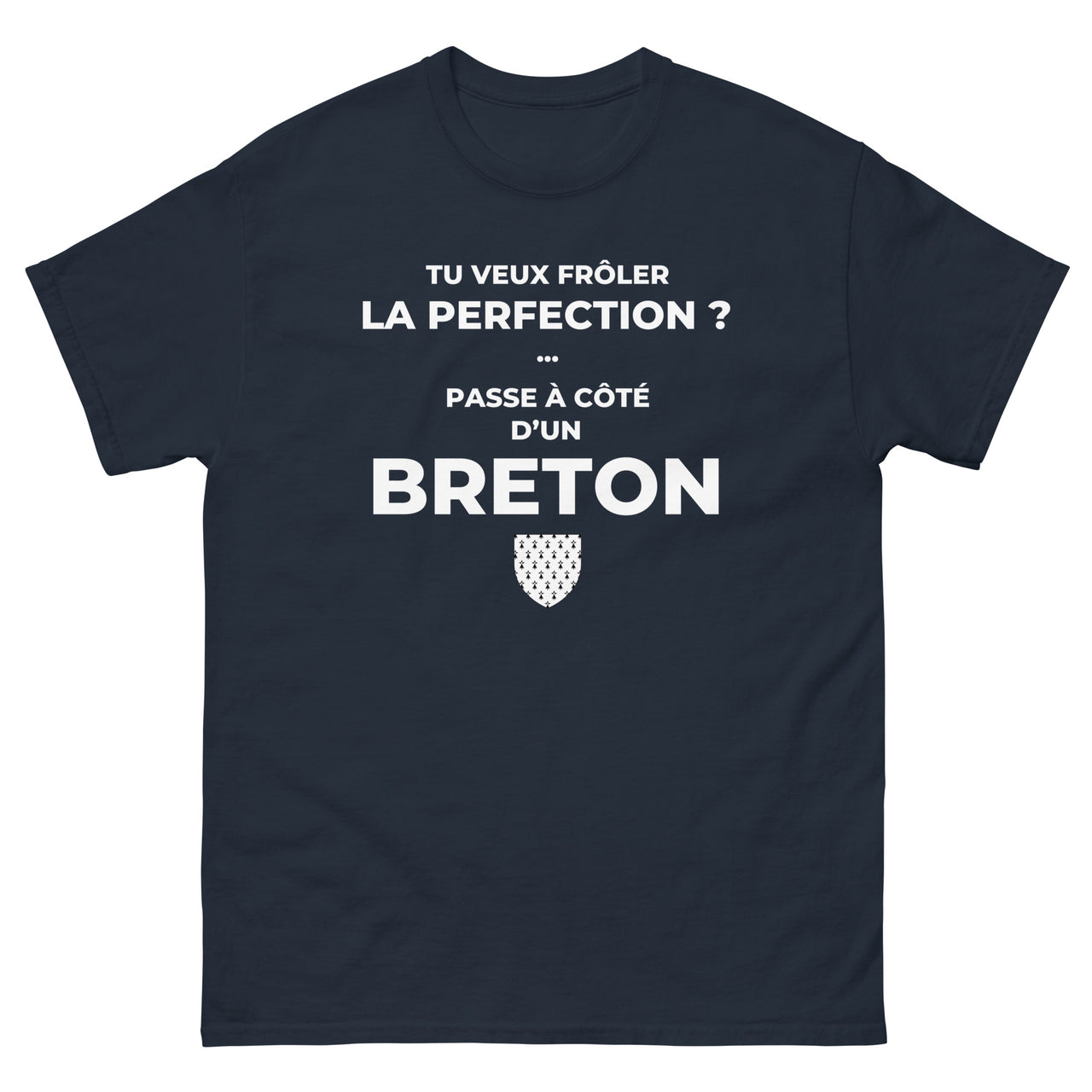 T-shirt Bretagne chocolat noir - Frôlez la perfection