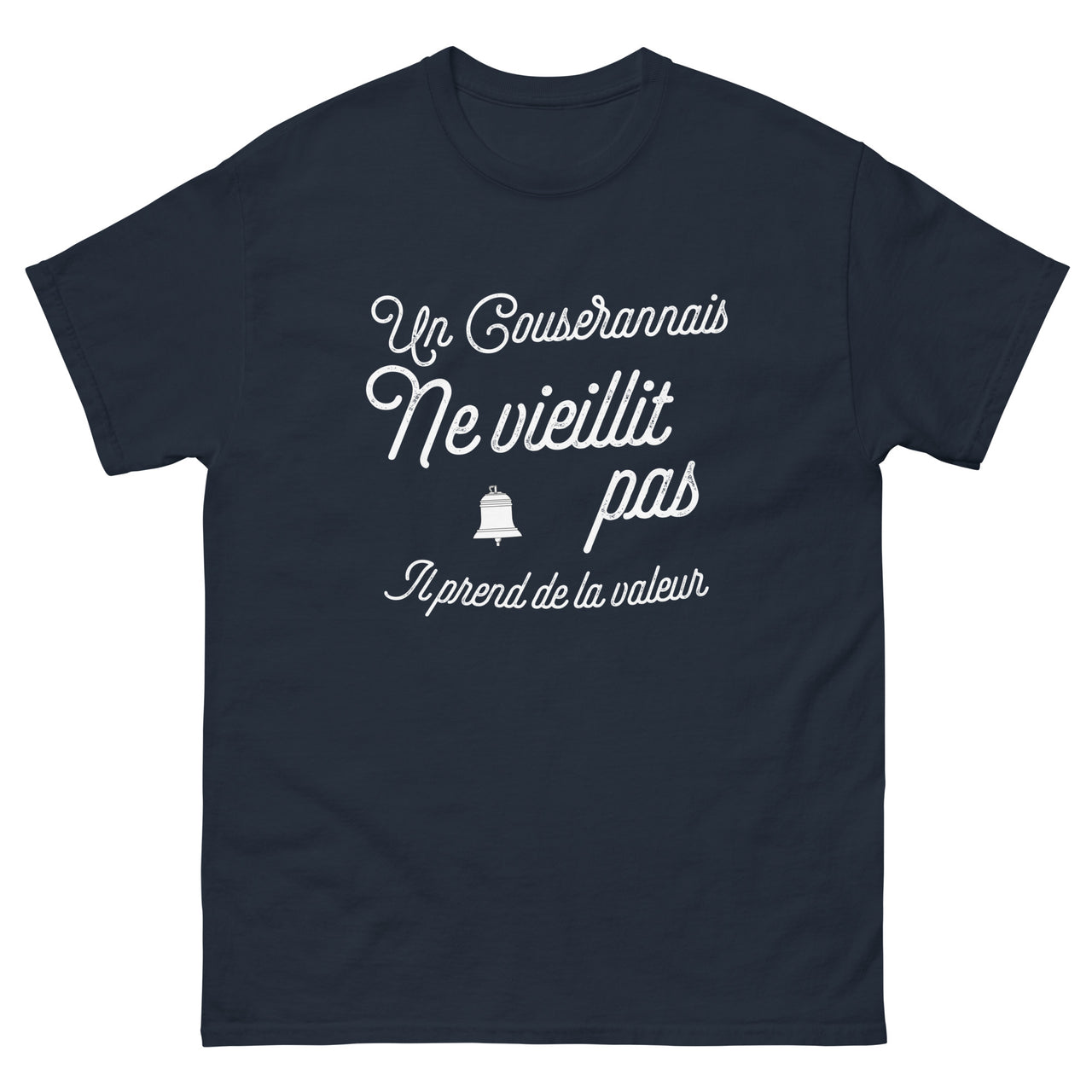 T-shirt Ariège noir dos - Un Couserannais prend de la valeur