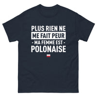 Thumbnail for T-shirt Pologne bleu marine - Plus rien ne me fait peur !