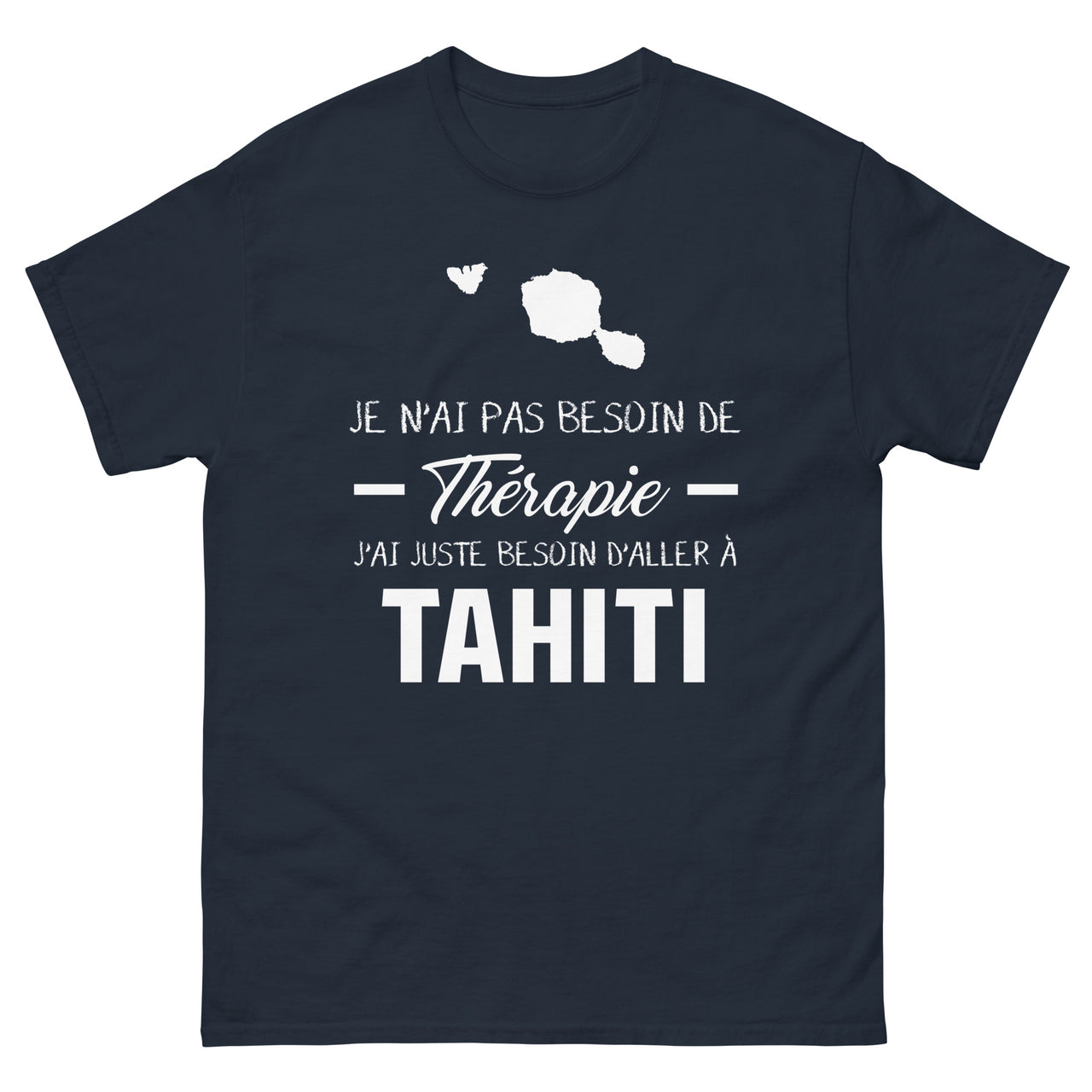 T-shirt Tahiti bordeaux dos - Souvenir humoristique