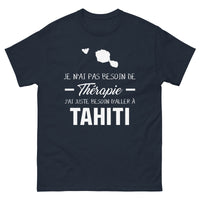 Thumbnail for T-shirt Tahiti bordeaux dos - Souvenir humoristique