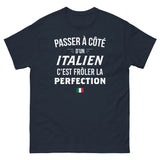 T-shirt humour homme Italien - frôler la perfection