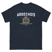 Thumbnail for T-shirt Ardéchois bleu marine - champions de France de l'apéro