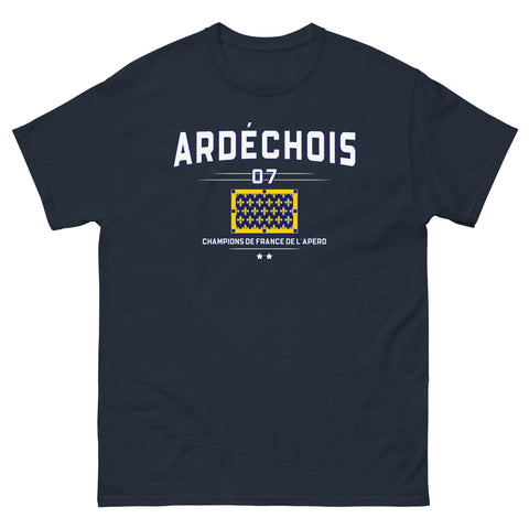 T-shirt classique Ardéchois champions de France de l'Apéro