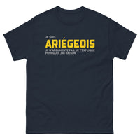 Thumbnail for T-shirt Ariégeois noir face - Je t'explique pourquoi j'ai raison