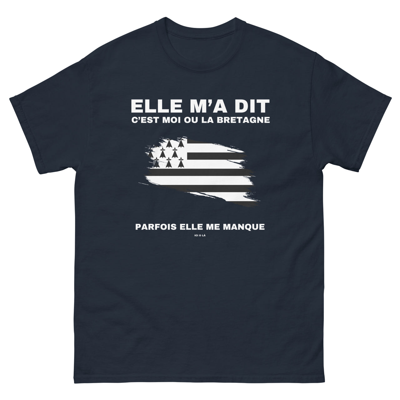 T-shirt Bretagne noir dos - Moi ou la Bretagne