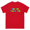 T-shirt Italie rouge - Super Italiano inspiration Mario face