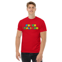 Thumbnail for T-shirt Italie rouge - Super Italiano inspiration Mario dos
