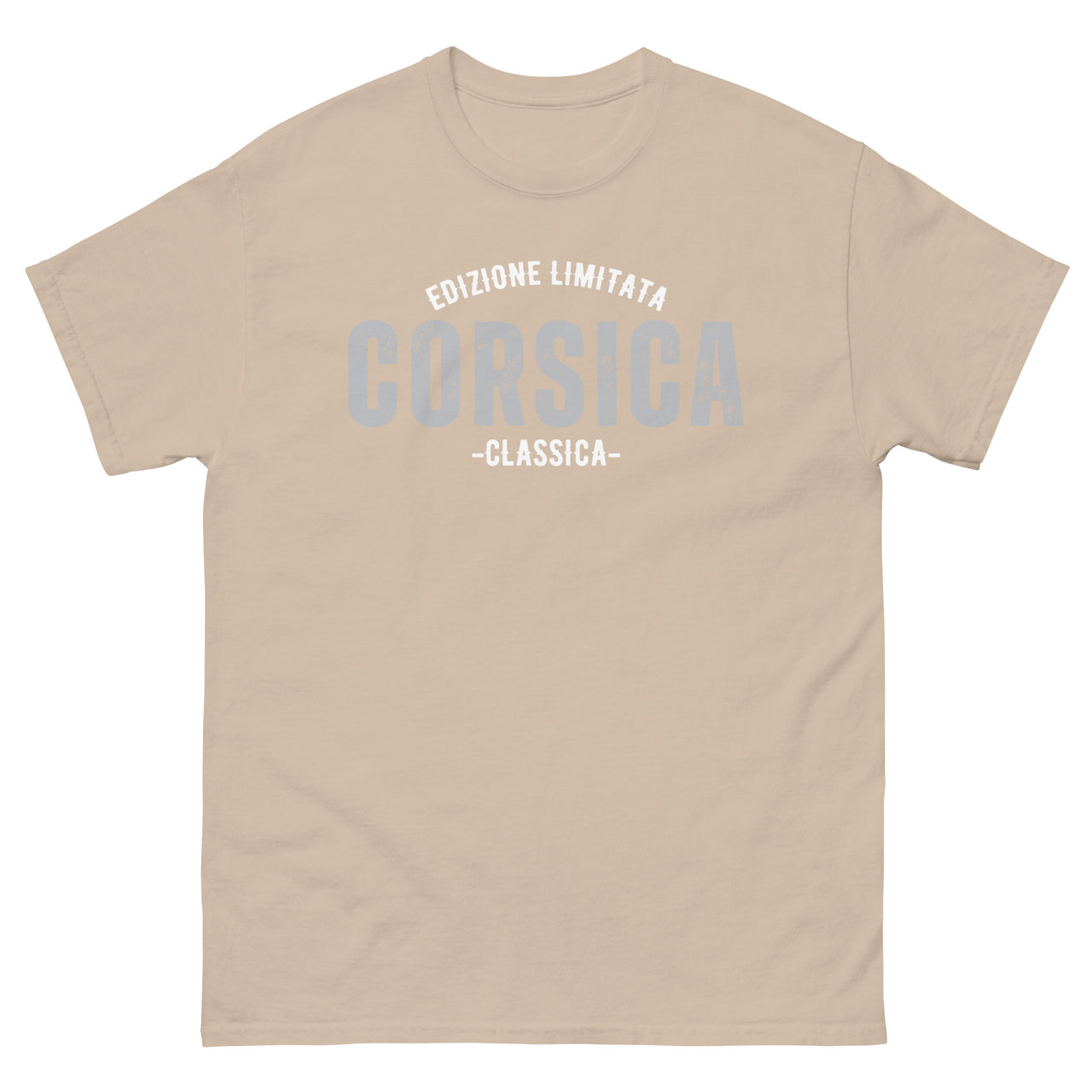 T-shirt Corse chocolat noir face - Édition limitée avec fierté