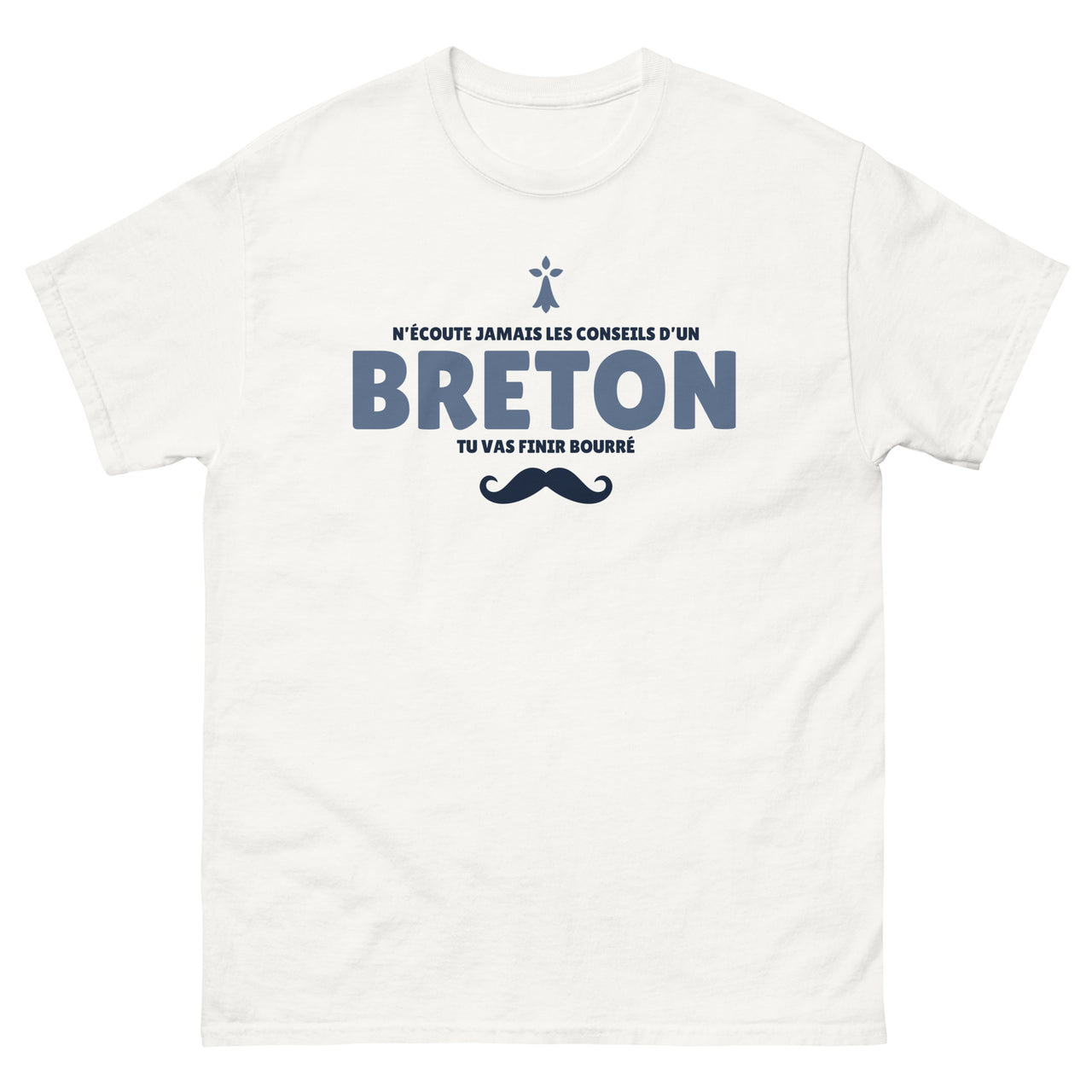 T-shirt Bretagne gris sport - Humour et conseils