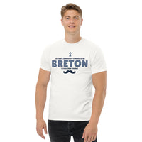 Thumbnail for T-shirt Bretagne gris clair - Humour et conseils