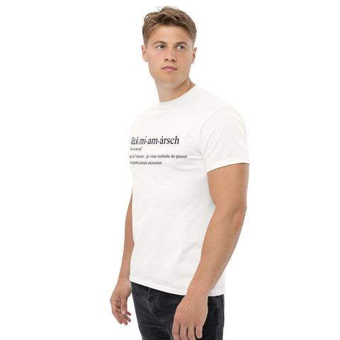 T-shirt Humour Alsace Leck mi am arsch expression