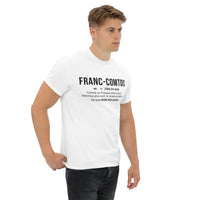 Thumbnail for T-shirt Franche-Comté vert militaire dos - définition humoristique