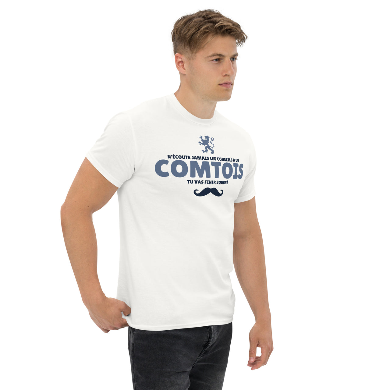 T-shirt Franche-Comté coloris Heather - N'écoute jamais les conseils