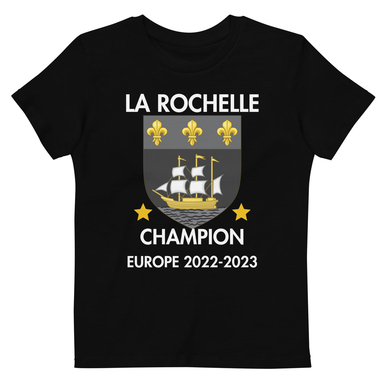T-shirt La Rochelle enfant - Champion d'Europe hommage face