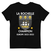 Thumbnail for T-shirt La Rochelle enfant - Champion d'Europe hommage face