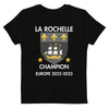 T-shirt La Rochelle enfant - Champion d'Europe hommage face