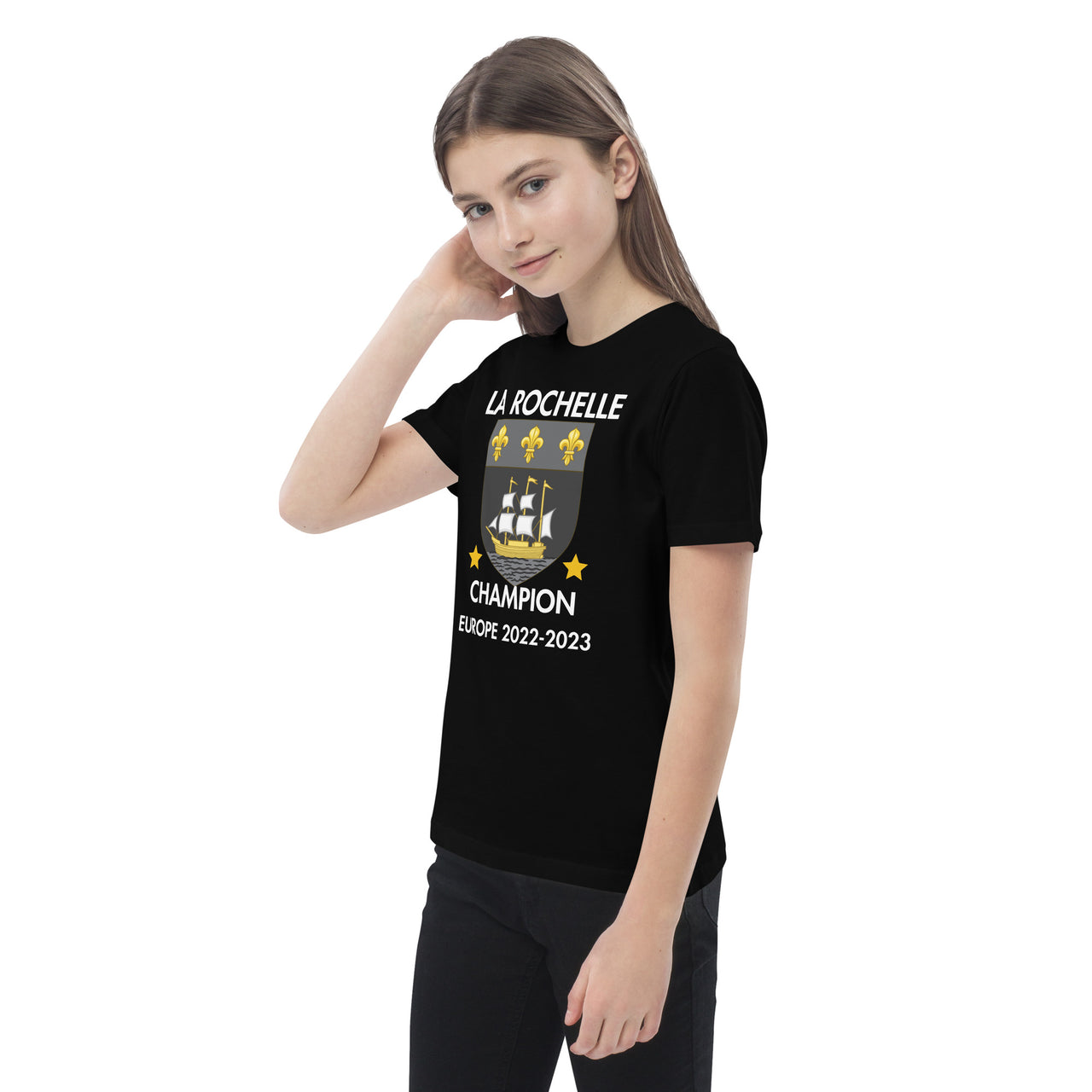 T-shirt La Rochelle enfant - Champion d'Europe hommage dos