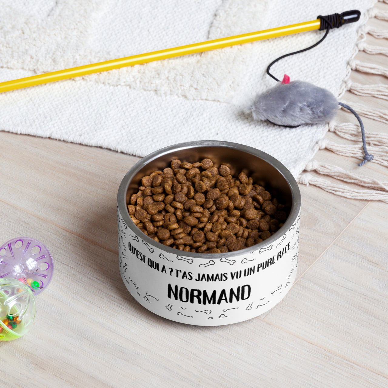 Gamelle humour Normand - pour petits et grands chiens