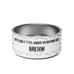 Gamelle pour chien petit et grand - Cadeau Humour Breton