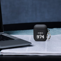 Thumbnail for Boitier AirPods Réunion 974 jaune - élégant et protecteur