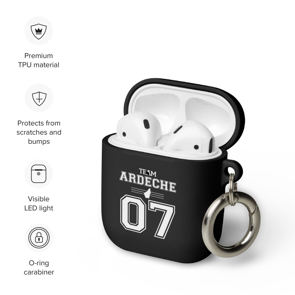 Boîtier en caoutchouc pour AirPods® - Team Ardèche 07