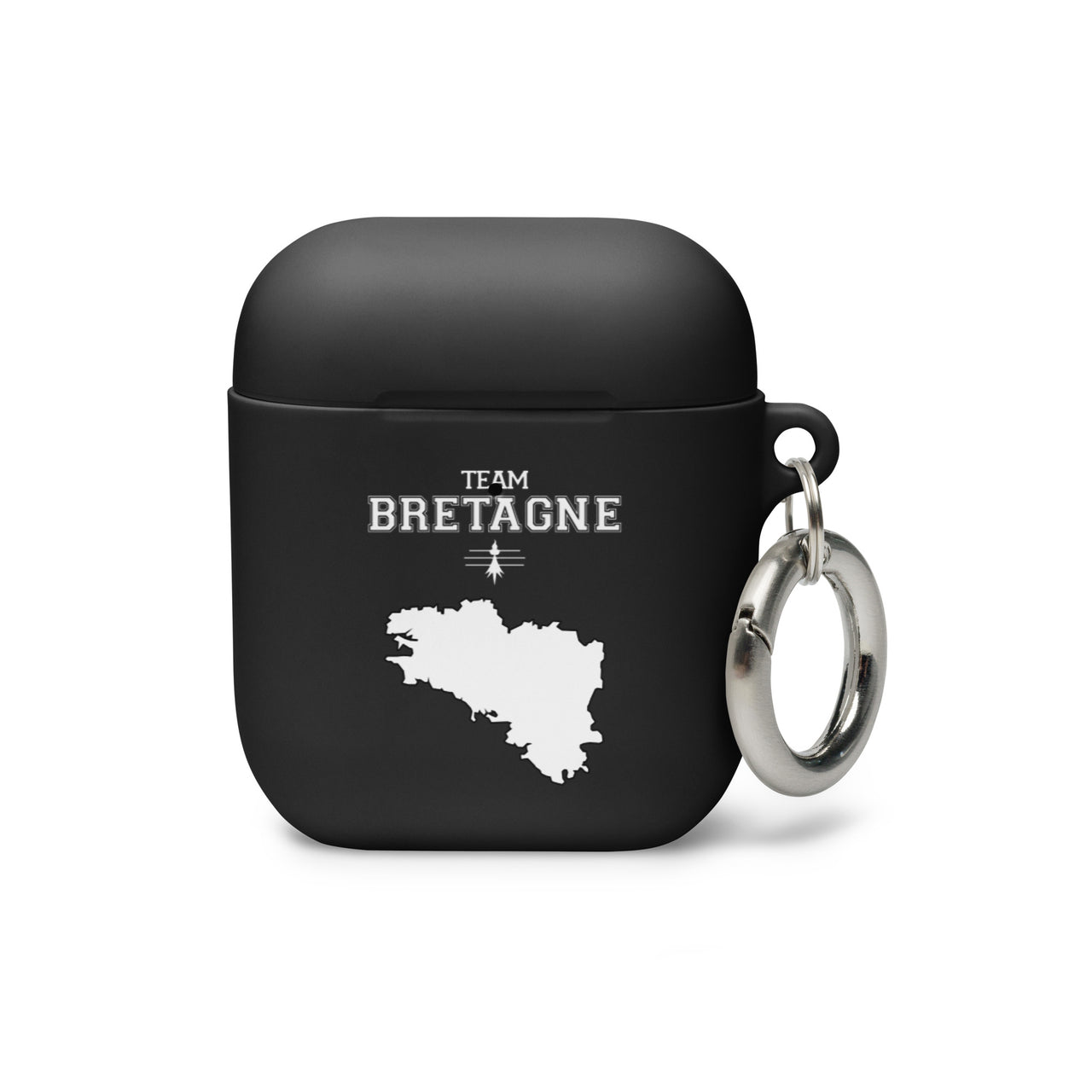 Boîtier AirPods Bretagne noir - Protection élégante