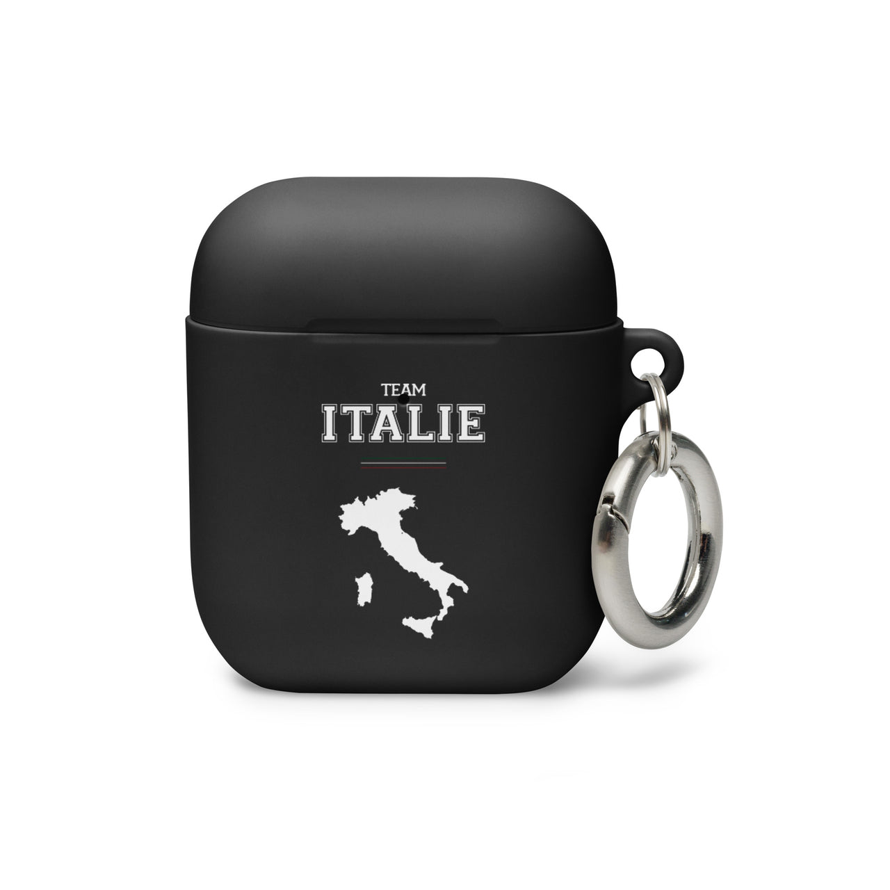 Boîtier AirPods Italie noir - Protection chic et pratique