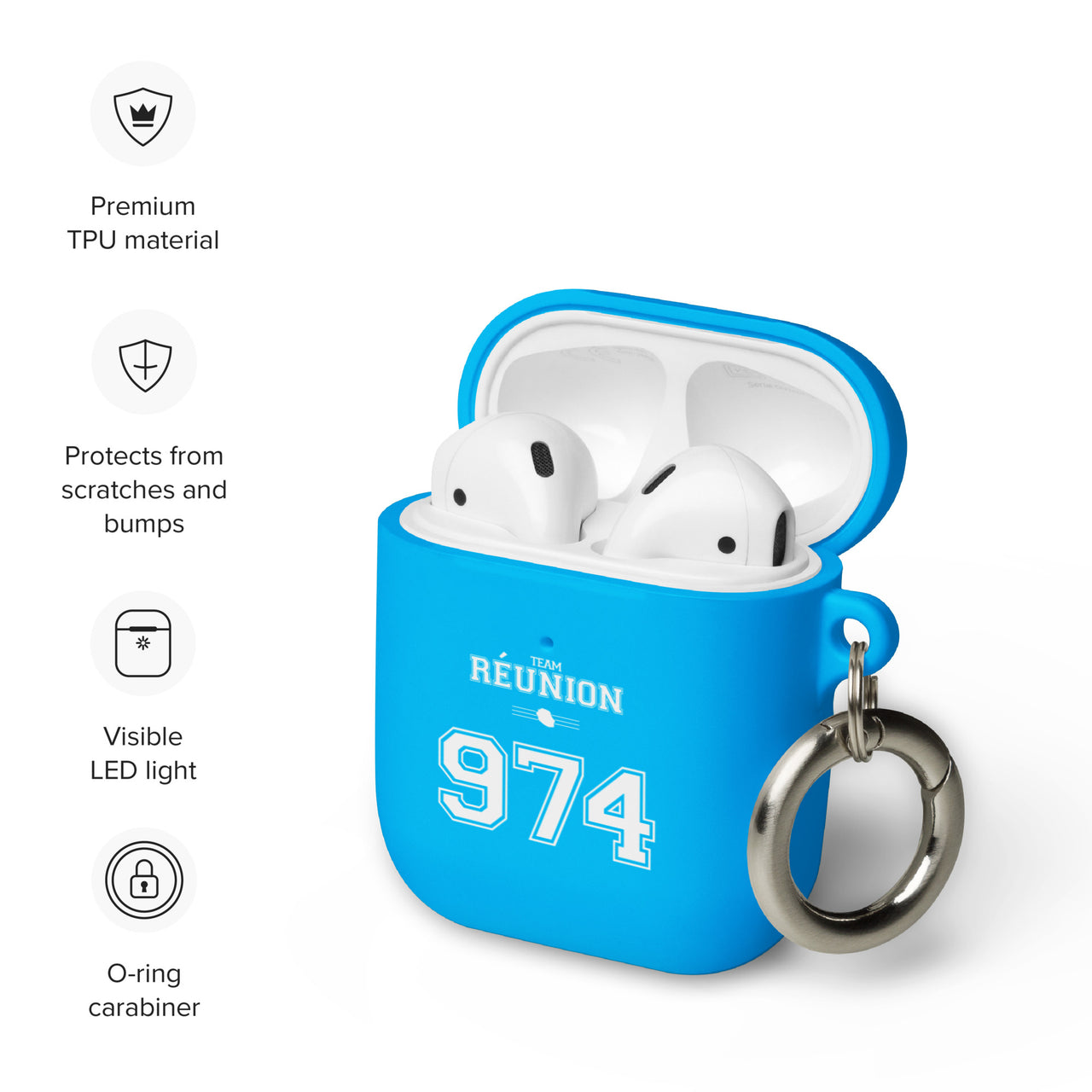 Boitier pour AirPods® - Team Réunion 974