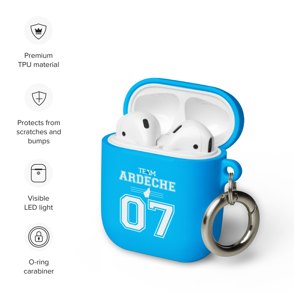 Boîtier en caoutchouc pour AirPods® - Team Ardèche 07