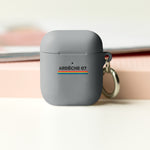 Coque Compatible pour AirPods® Étui Housse Protection avec Mousqueton Motif Ardèche